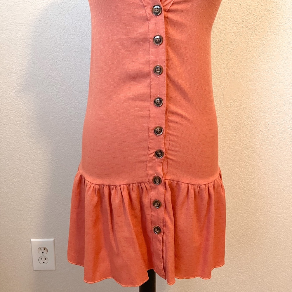 Ruffle Button Dress - Picture 4 of 4